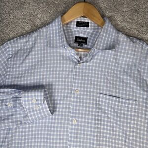 Neiman Marcus Men's Trim‎ Fit Wrinkle Free Button Down L/S Shirt 17 x 34/35